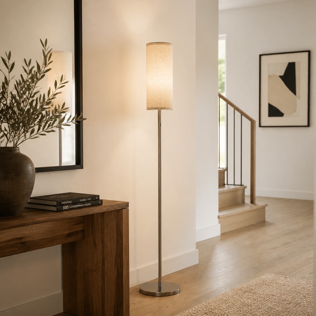Modern LED Floor Lamp – Minimalist Warm Ambient Light