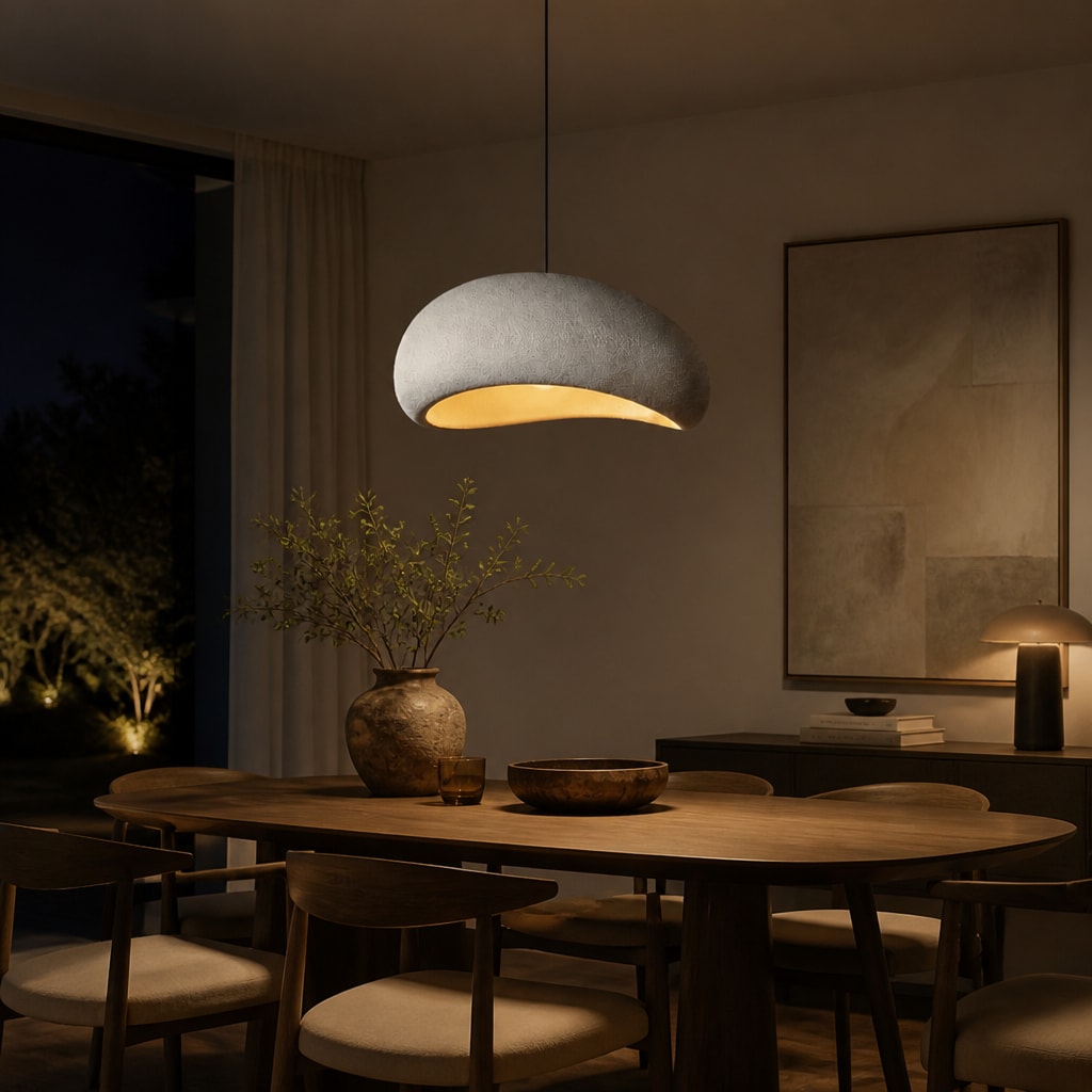 Wabi Sabi Pendant Light Minimalist Japanese Hanging Lamp