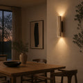 Modern Travertine Wall Sconce with Warm Up & Down LED Light
