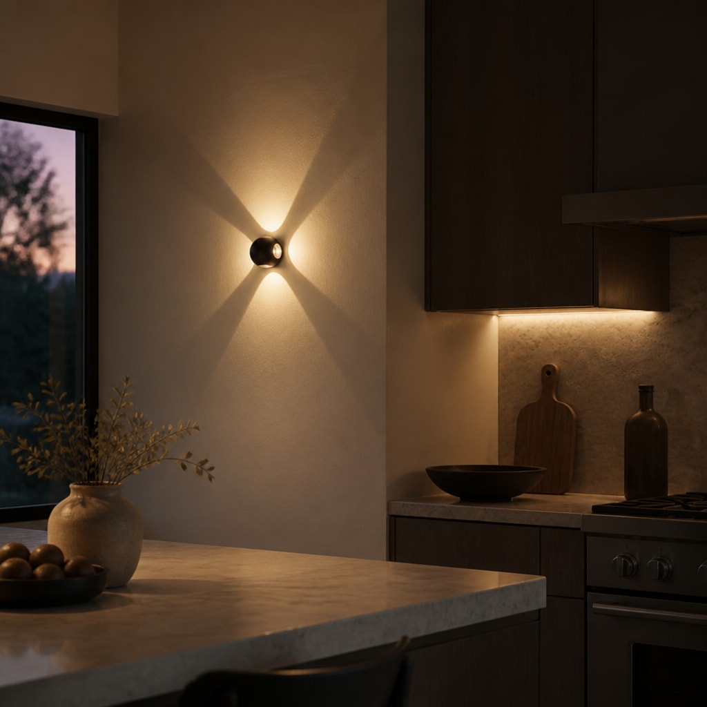 Modern LED Cross Beam Wall Sconce for Hallway & Living Room