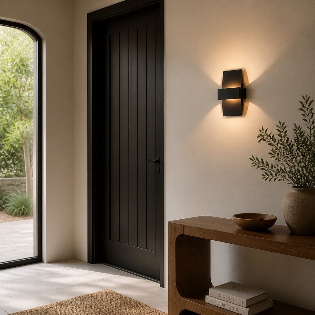 Modern Aluminum LED Wall Sconce for Hallway, Bedroom & Living Room