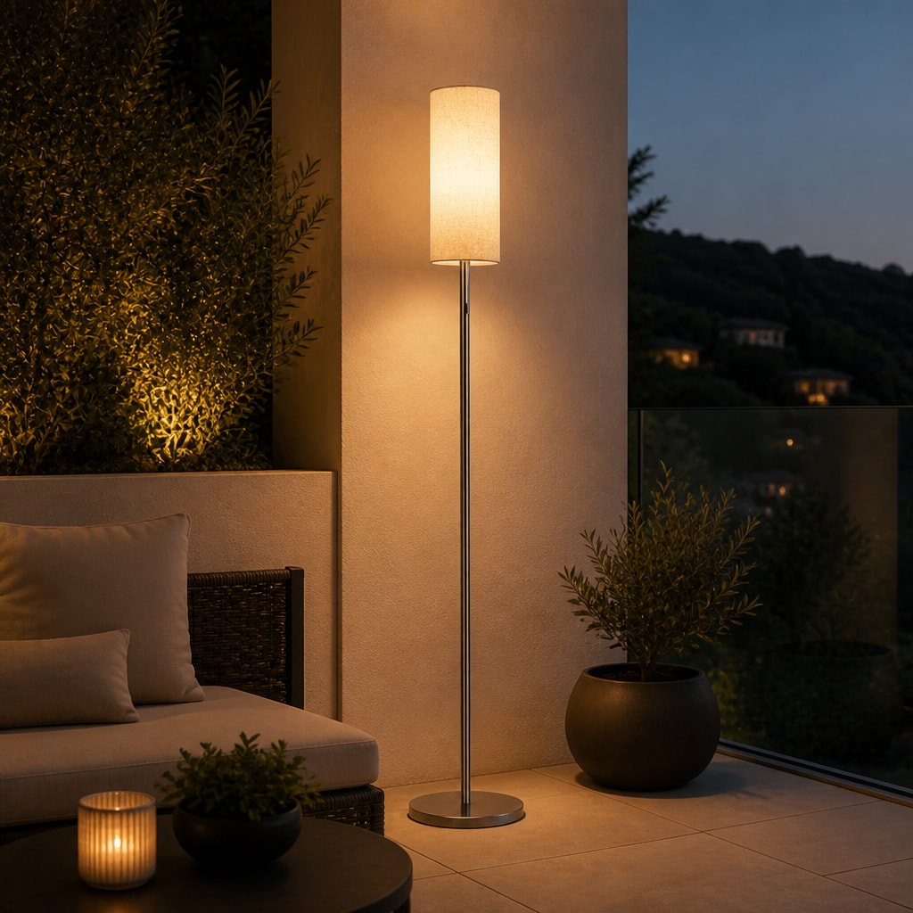Modern LED Floor Lamp – Minimalist Warm Ambient Light