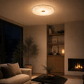 Modern Marble LED Ceiling Light – Remote Dimmable Flush Mount