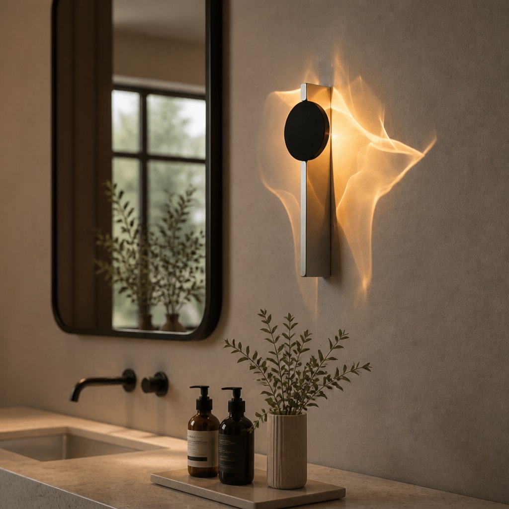 Modern Aluminum LED Wall Sconce for Bedroom, Living Room & Hallway