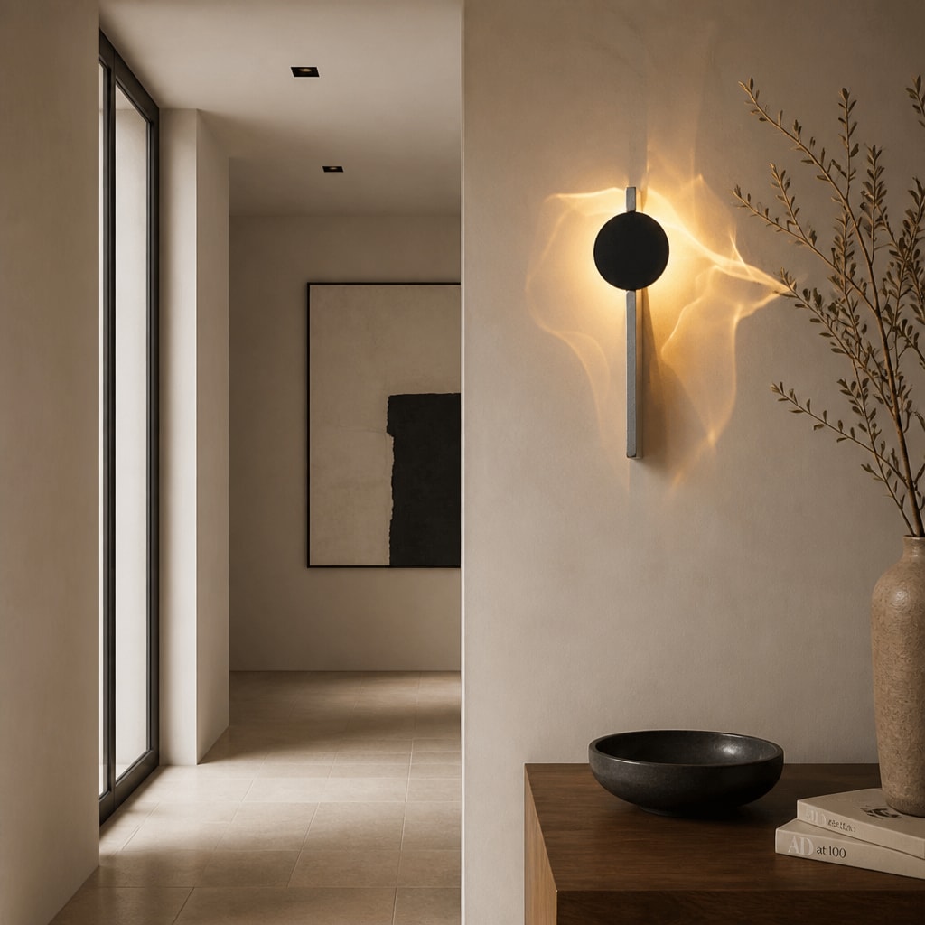 Modern Aluminum LED Wall Sconce for Bedroom, Living Room & Hallway