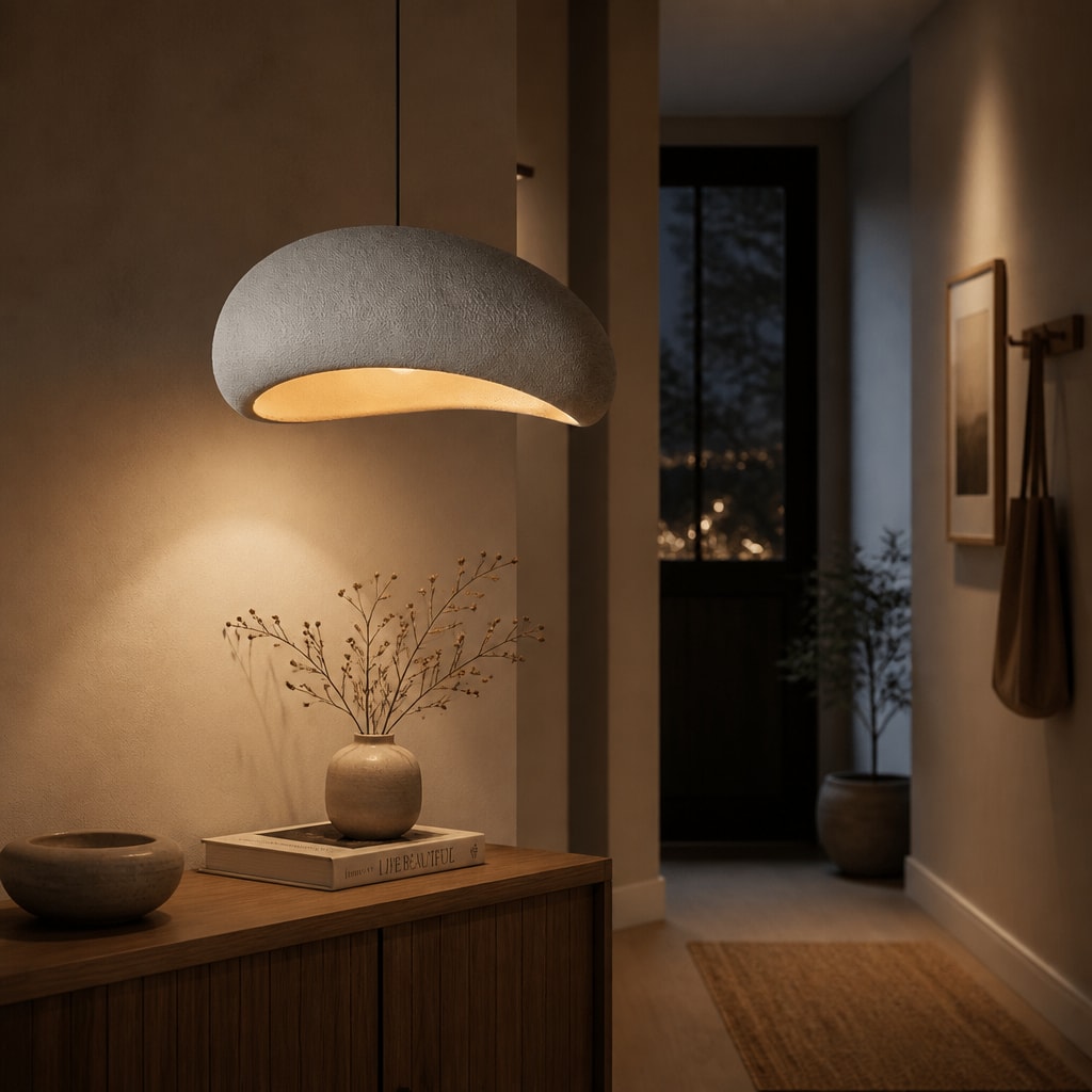 Wabi Sabi Pendant Light Minimalist Japanese Hanging Lamp