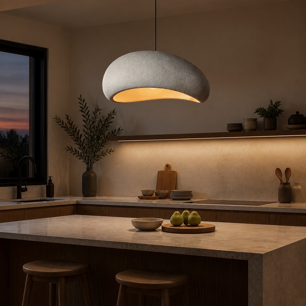Wabi Sabi Pendant Light Minimalist Japanese Hanging Lamp