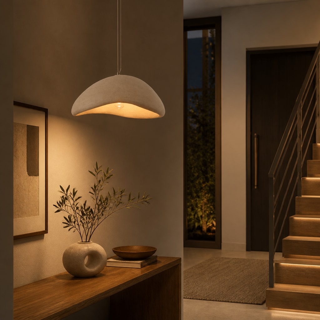Wabi Sabi Pendant Light Minimalist Japanese Hanging Lamp