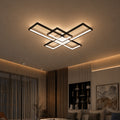 Modern Geometric LED Flush Mount Ceiling Light for Living Room