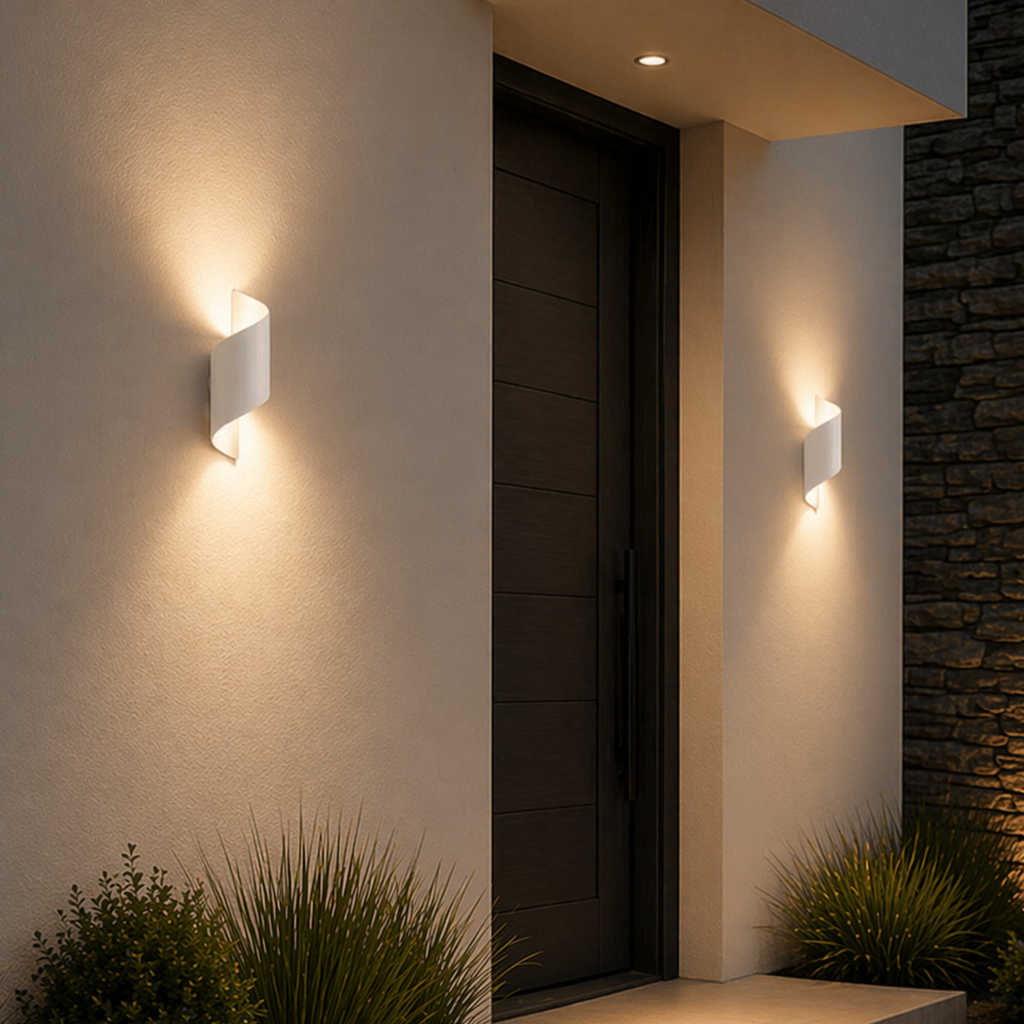 Modern Waterproof IP65 LED Wall Sconce for Porch & Patio