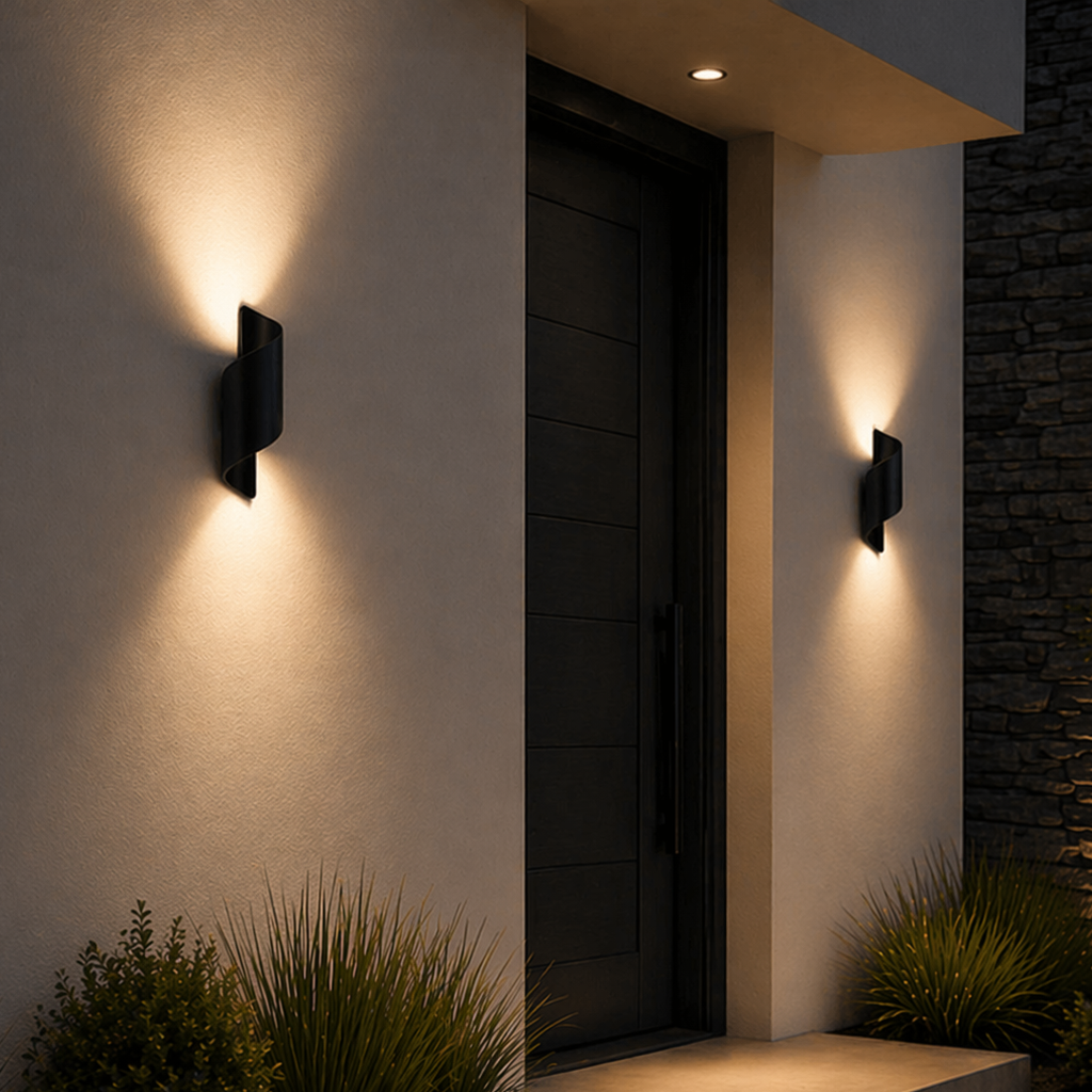 Modern Waterproof IP65 LED Wall Sconce for Porch & Patio