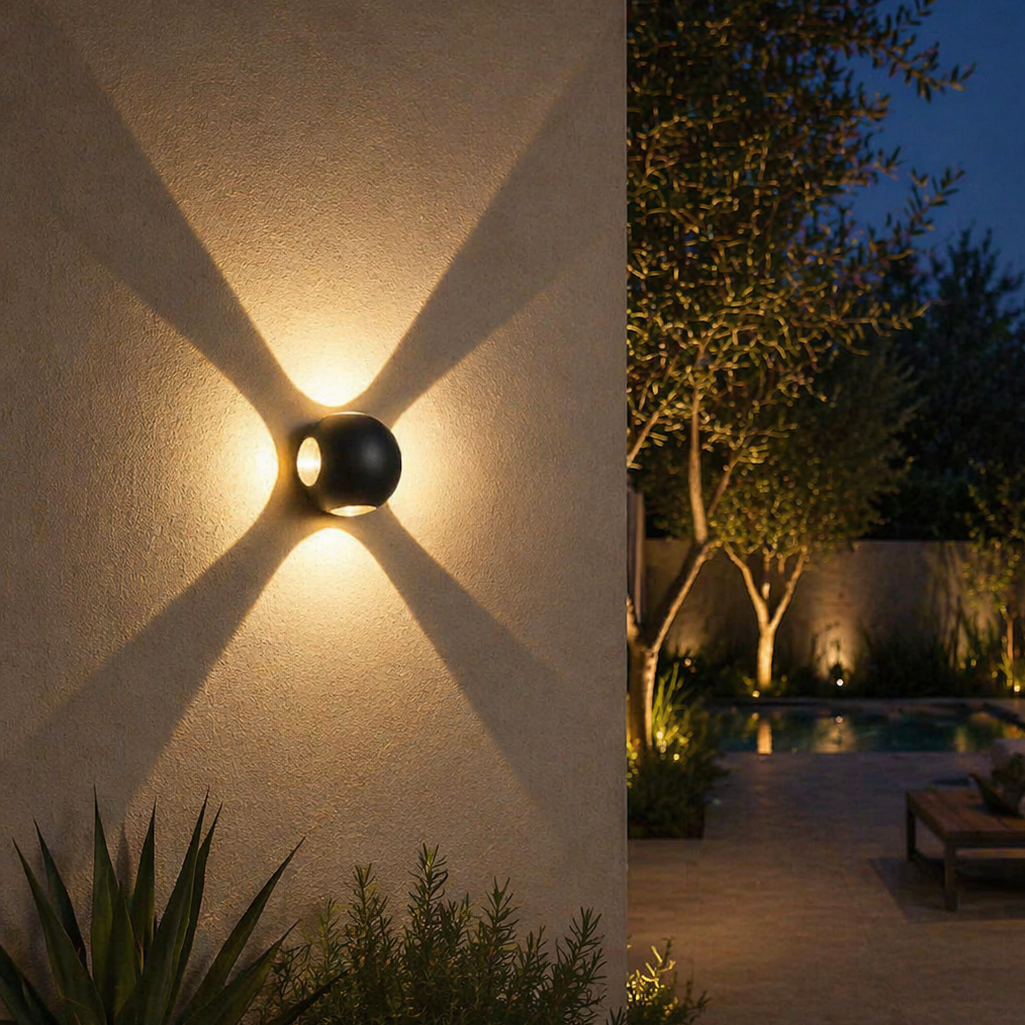 Modern LED Cross Beam Wall Sconce for Hallway & Living Room