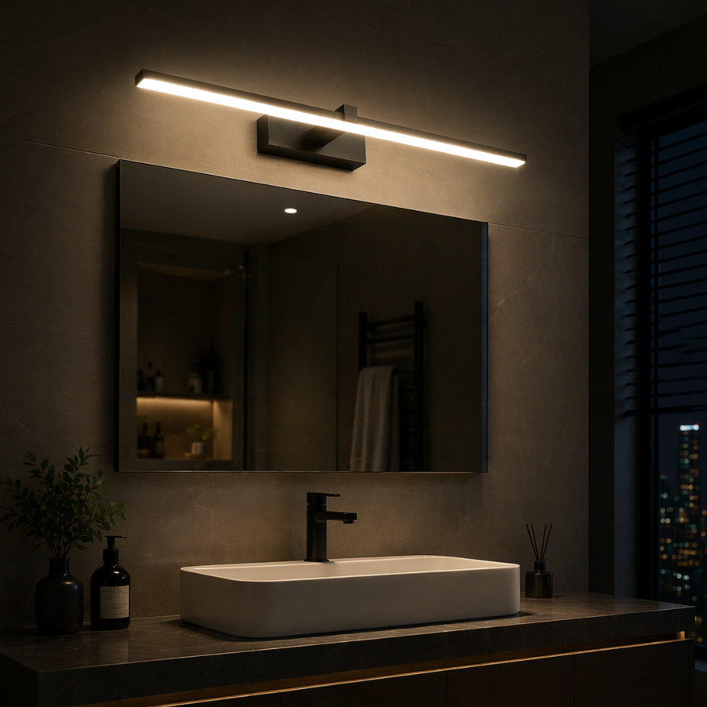 Modern LED Vanity Mirror Light with 3 Color Modes for Bathroom