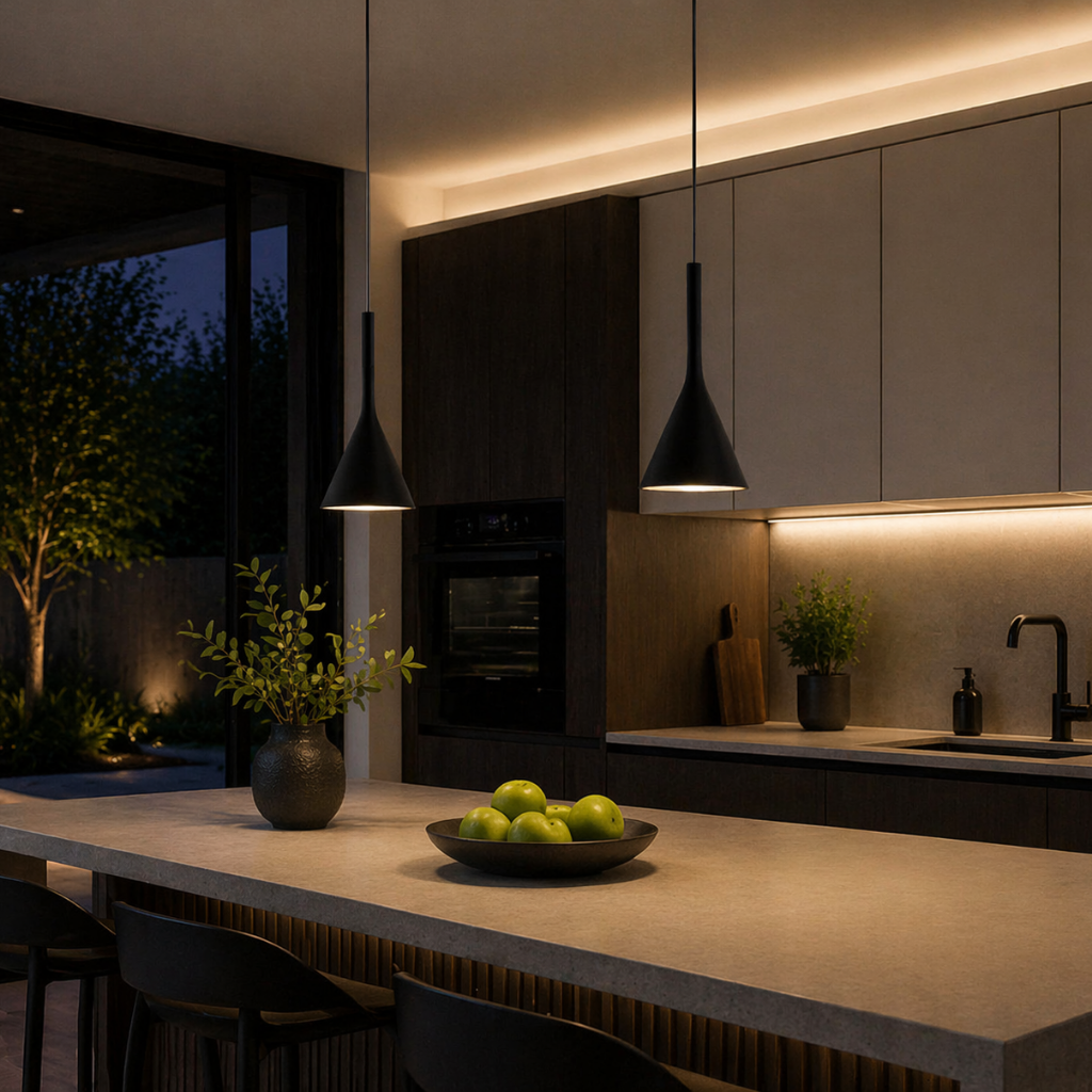 Modern Cone Pendant Light for Kitchen, Dining Room & Bedroom