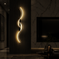 Modern Curved LED Wall Sconce for Bedroom, Hallway & Living Room