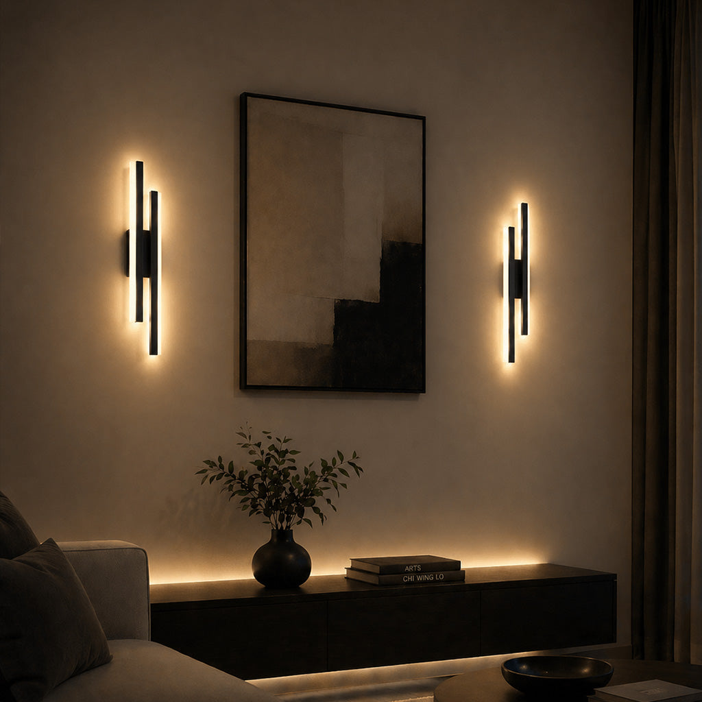 Modern Dimmable LED Wall Sconce for Bedroom, Hallway & Living Room