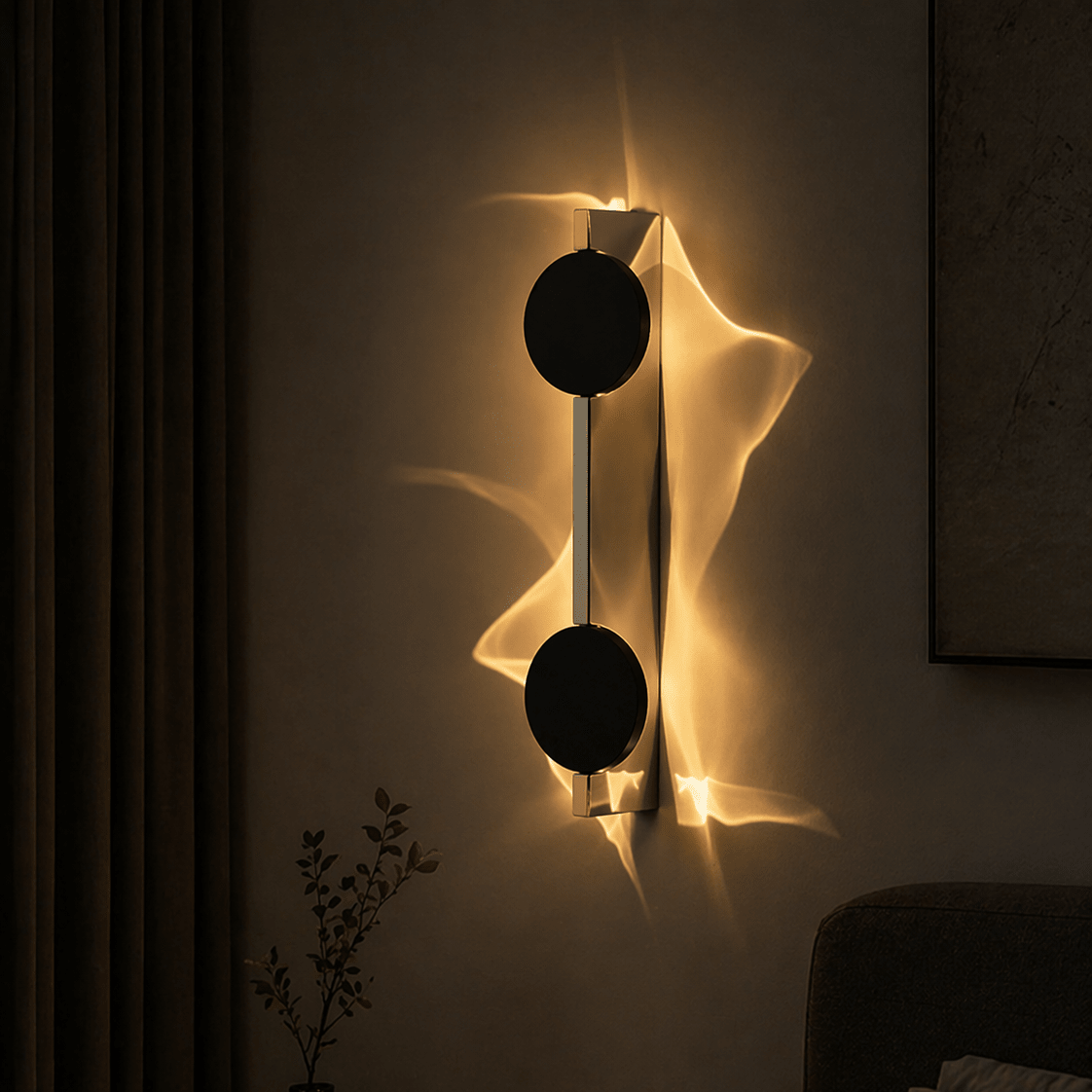 Modern Aluminum LED Wall Sconce for Bedroom, Living Room & Hallway - tonkert