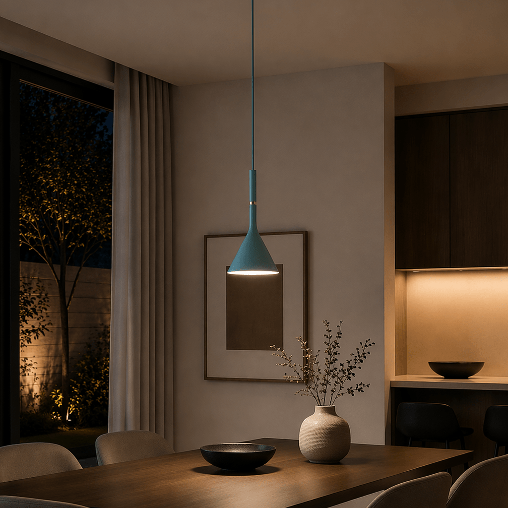 Modern Cone Pendant Light for Kitchen, Dining Room & Bedroom - tonkert