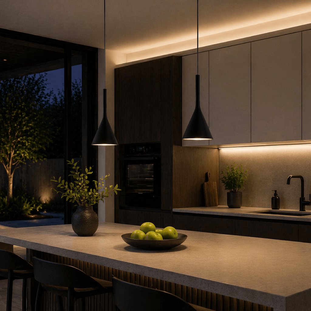 Modern Cone Pendant Light for Kitchen, Dining Room & Bedroom - tonkert