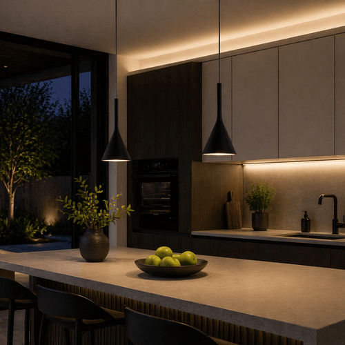Modern Cone Pendant Light for Kitchen, Dining Room & Bedroom - tonkert