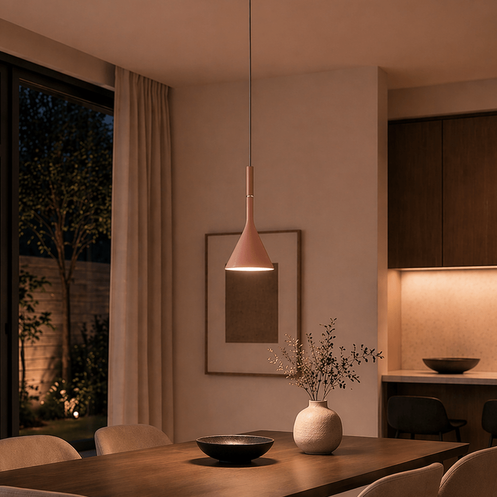 Modern Cone Pendant Light for Kitchen, Dining Room & Bedroom - tonkert