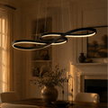 Modern Dimmable Infinity Loop LED Chandelier for Dining & Kitchen - tonkert