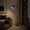 Modern Dimmable LED Floor Reading Lamp for Living Room & Bedroom - tonkert