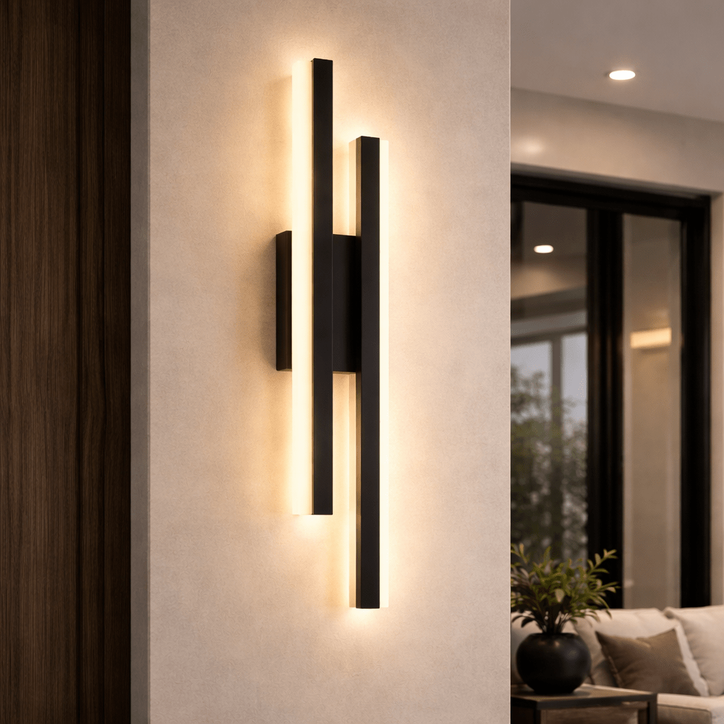 Modern Dimmable LED Wall Sconce for Bedroom, Hallway & Living Room - tonkert