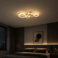 Modern LED Ceiling Light – Minimalist Ring Flush Mount Fixture - tonkert