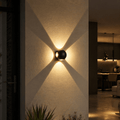 Modern LED Cross Beam Wall Sconce for Hallway & Living Room - tonkert