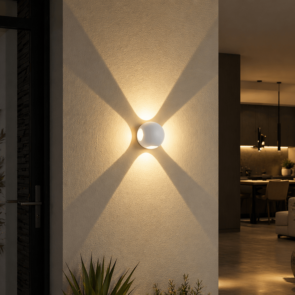 Modern LED Cross Beam Wall Sconce for Hallway & Living Room - tonkert