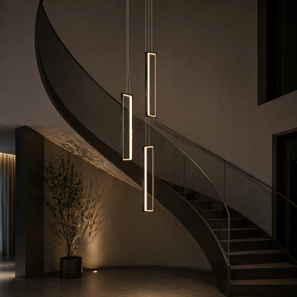 Modern LED Multi - Light Pendant Chandelier for Entryway & Living Room - tonkert