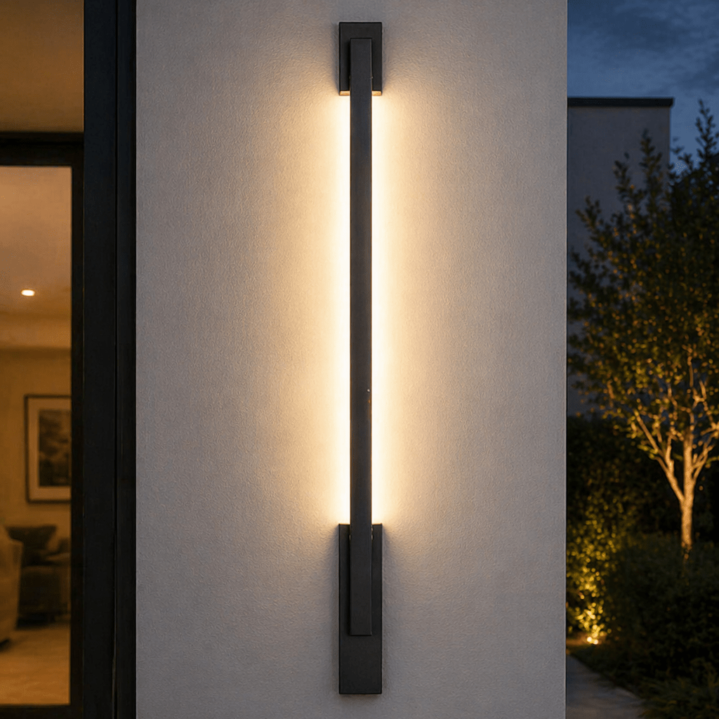 Modern Outdoor LED Wall Light – Waterproof Dimmable Sconce - tonkert