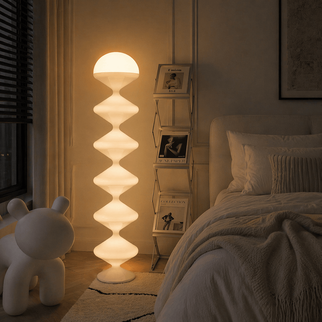 Modern Sculptural LED Floor Lamp for Living Room & Bedroom - tonkert