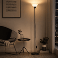 Modern Uplight Floor Lamp — Minimal LED Corner Light, Slim Design - tonkert