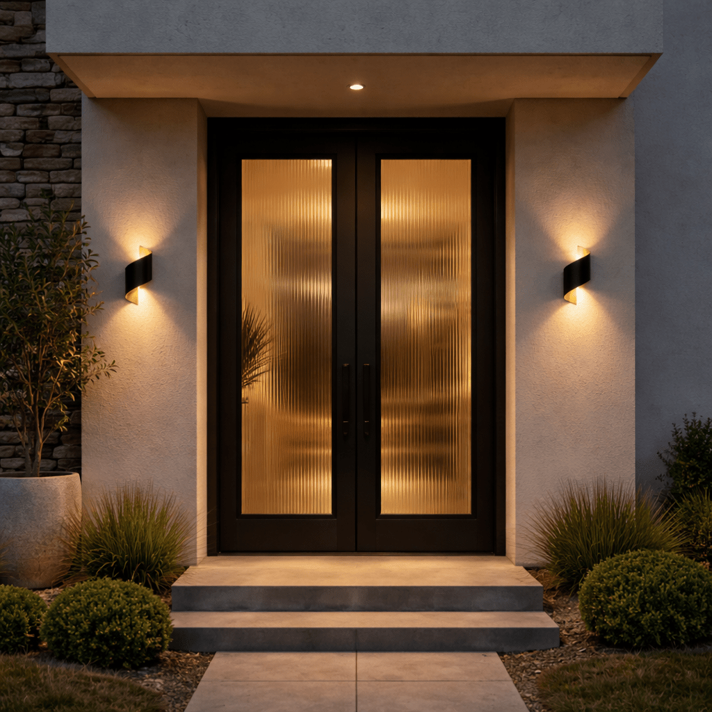 Modern Waterproof IP65 LED Wall Sconce for Porch & Patio - tonkert