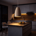 Wabi Sabi Pendant Light Minimalist Stone Texture Hanging Lamp - tonkert